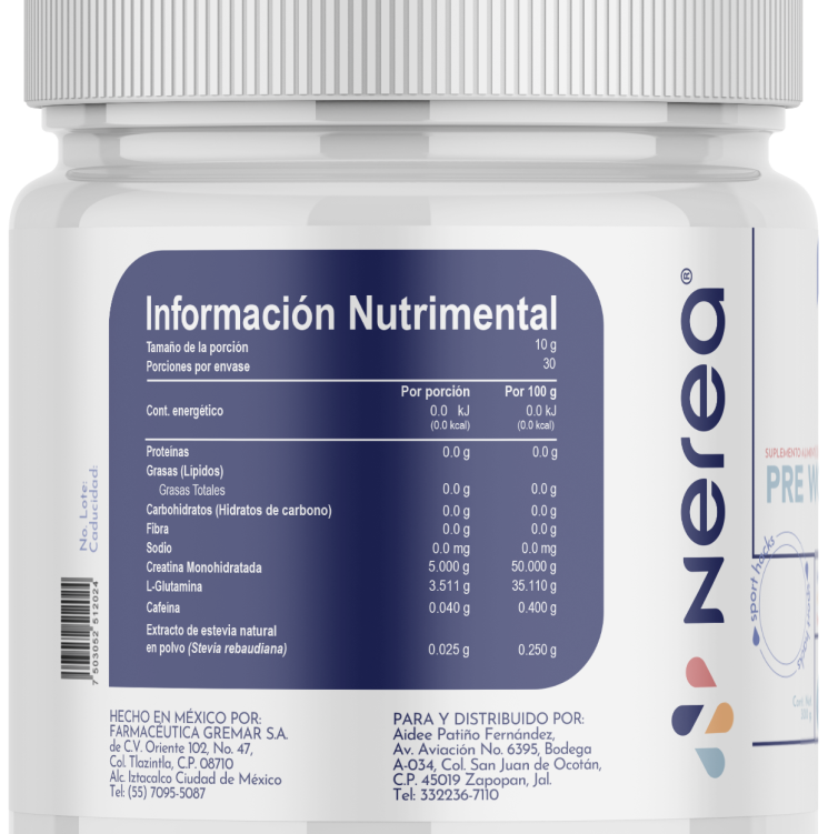 Pre workout + creatina monohidratada