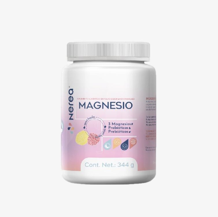 Magnesio 3 tipos de magnesio + probióticos y prebióticos